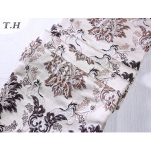 Zartes Jacquard-Gewebe mit schönen Blumen (FTH32058)